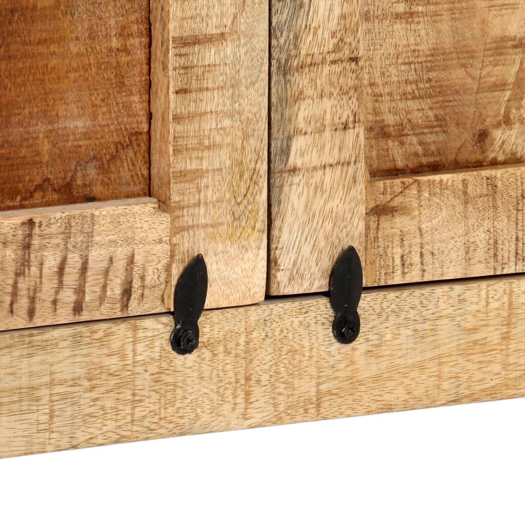 vidaXL Βιτρίνα 100 x 40 x 175 εκ. από Μασίφ Ξύλο Μάνγκο