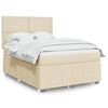 vidaXL &Kappa;&rho;&epsilon;&beta;ά&tau;&iota; Boxspring &mu;&epsilon; &Sigma;&tau;&rho;ώ&mu;&alpha; &Kappa;&rho;&epsilon;&mu; 160x200 &epsilon;&kappa;. &Upsilon;&phi;&alpha;&sigma;&mu;ά&tau;&iota;&nu;&omicron;