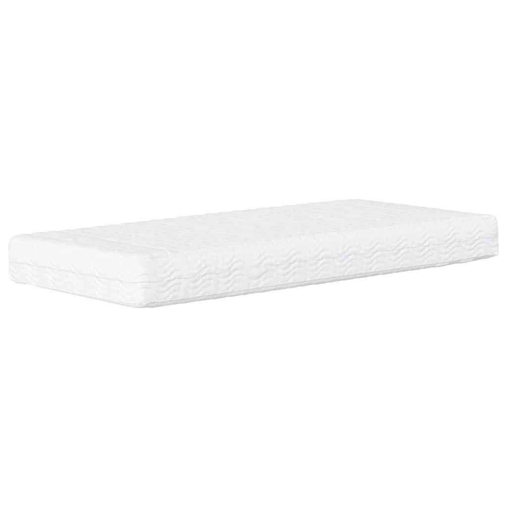vidaXL Κρεβάτι ημέρας με στρώμα σκούρο γκρι 90x190 cm Βελούδο