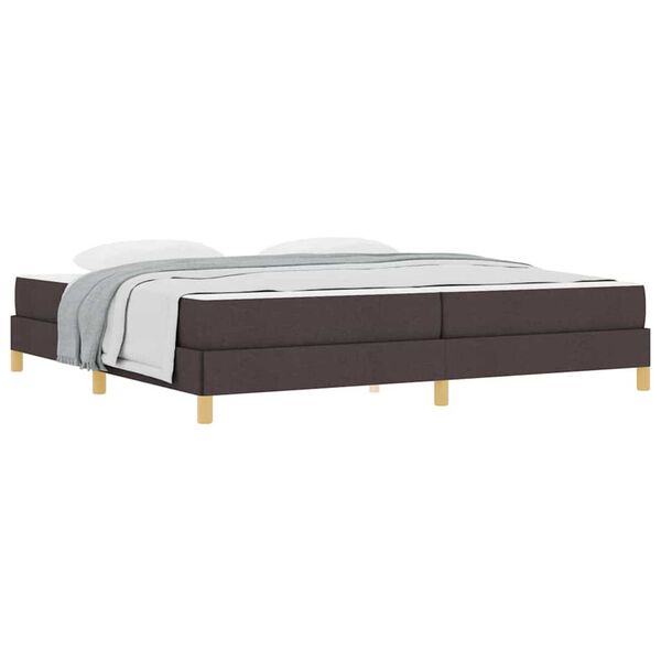 vidaXL Κρεβάτι με ελατήρια Καφέ 200 x 200 cm