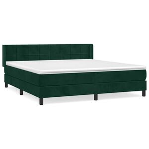 vidaXL &Kappa;&rho;&epsilon;&beta;ά&tau;&iota; Boxspring &mu;&epsilon; &Sigma;&tau;&rho;ώ&mu;&alpha; &Sigma;&kappa;&omicron;ύ&rho;&omicron; &Pi;&rho;ά&sigma;&iota;&nu;&omicron; 180x200&epsilon;&kappa;. &Beta;&epsilon;&lambda;&omicron;ύ&delta;&iota;&nu;&omicron;