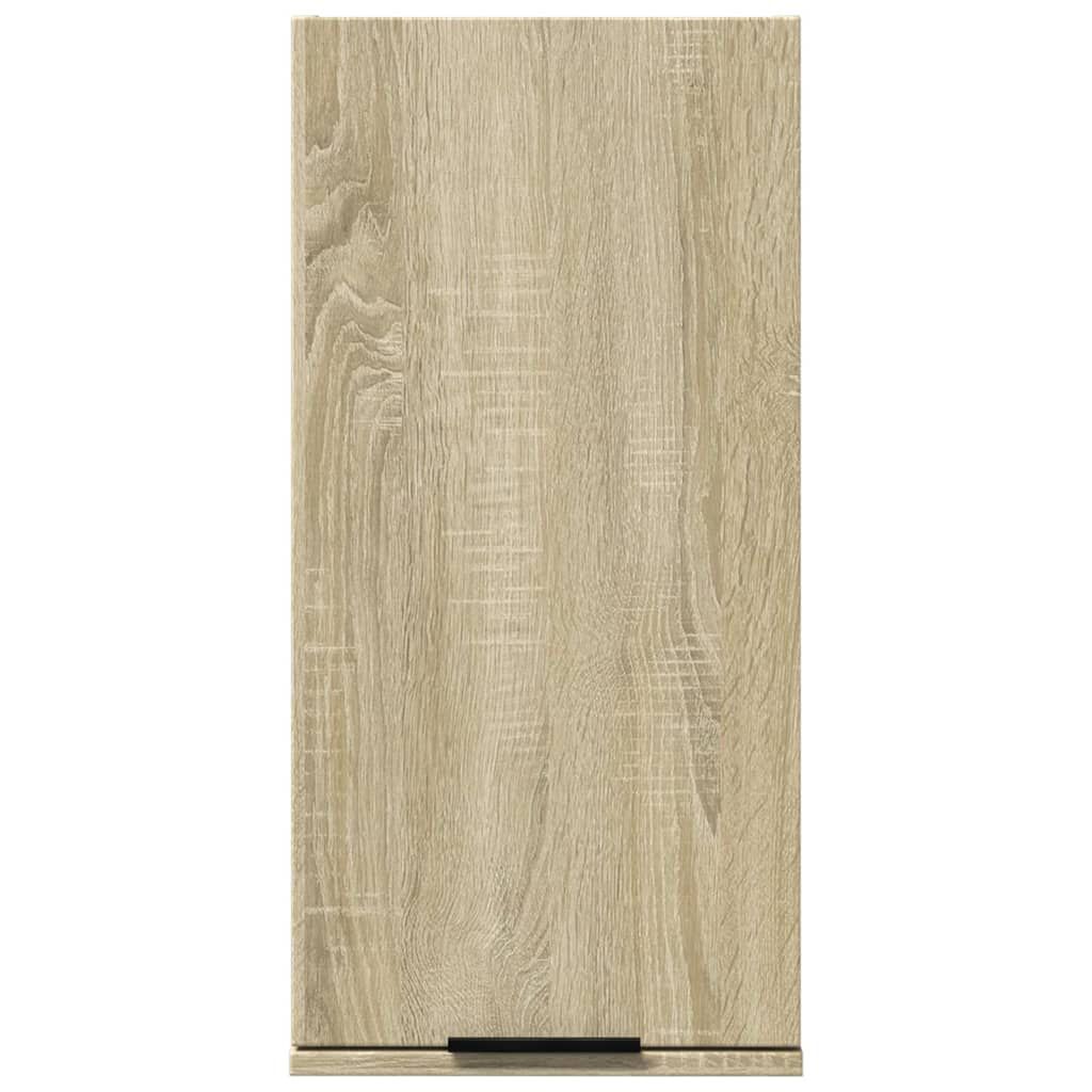 vidaXL Ντουλάπι Μπάνιου Επιτοίχιο Sonoma Δρυς 32 x 20 x 67 εκ.