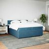 vidaXL &Kappa;&rho;&epsilon;&beta;ά&tau;&iota; Boxspring &mu;&epsilon; &Sigma;&tau;&rho;ώ&mu;&alpha; &Mu;&pi;&lambda;&epsilon; 200x200 &epsilon;&kappa;. &Beta;&epsilon;&lambda;&omicron;ύ&delta;&iota;&nu;&omicron;