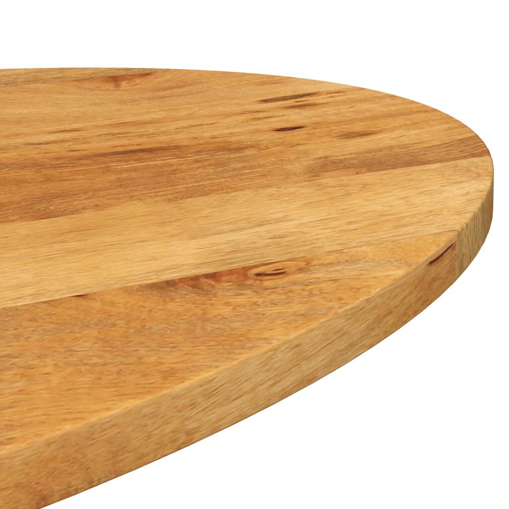 vidaXL Επιφάνεια Τραπεζιού Οβάλ 140x50x3,8 εκ. Μασίφ Ξύλο Μάνγκο