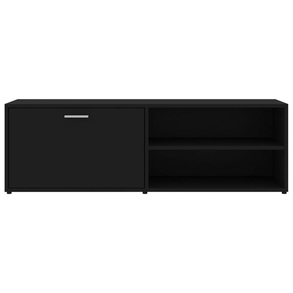vidaXL Έπιπλο Τηλεόρασης Μαύρο 120 x 34 x 37 εκ. από Επεξ. Ξύλο