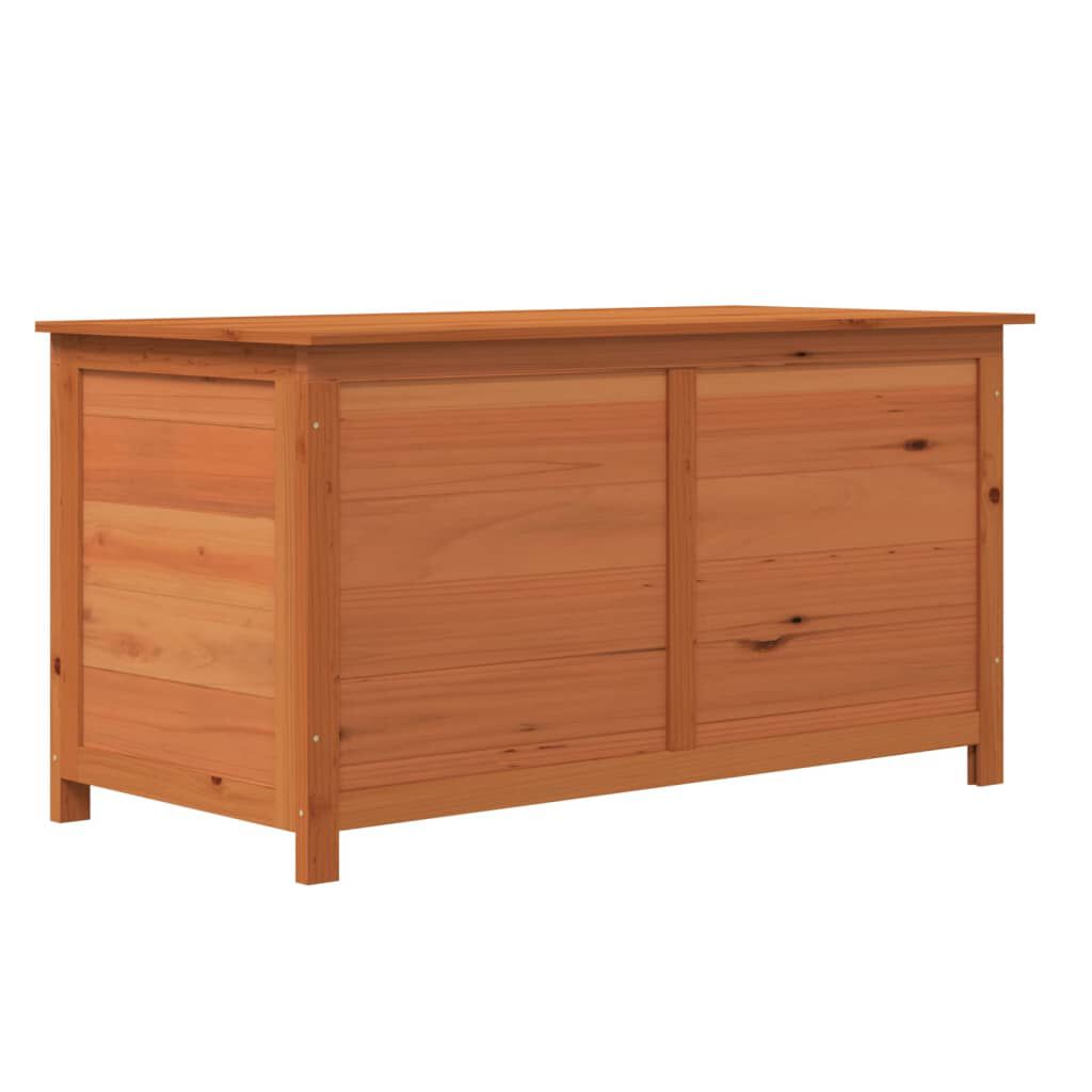 vidaXL Κουτί Μαξιλαριών Εξ. Χώρου Καφέ 100x50x56 εκ. Μασίφ Ξύλο Ελάτης