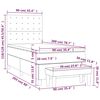vidaXL &Kappa;&rho;&epsilon;&beta;ά&tau;&iota; Boxspring &mu;&epsilon; &Sigma;&tau;&rho;ώ&mu;&alpha; &Alpha;&nu;&omicron;&iota;&chi;&tau;ό &Gamma;&kappa;&rho;&iota; 90x200 &epsilon;&kappa;. &Upsilon;&phi;&alpha;&sigma;&mu;ά&tau;&iota;&nu;&omicron;