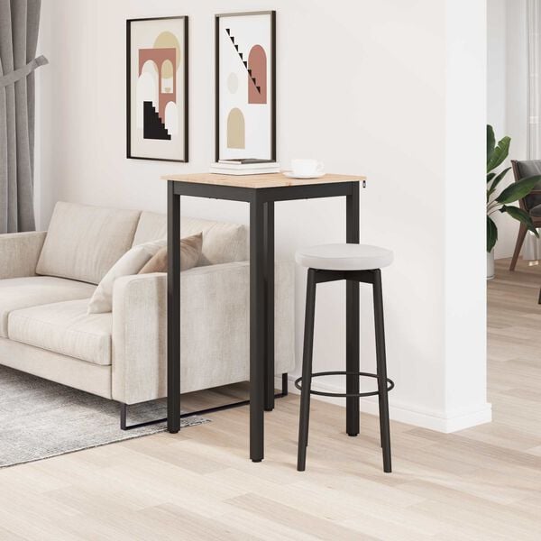 vidaXL Τραπέζι μπαρ Φυσικό 110 x 55 x 105 εκ. Στερεά ξυλεία πεύκου