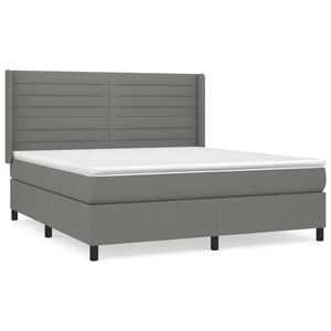 vidaXL &Kappa;&rho;&epsilon;&beta;ά&tau;&iota; Boxspring &mu;&epsilon; &Sigma;&tau;&rho;ώ&mu;&alpha; &Sigma;&kappa;&omicron;ύ&rho;&omicron; &Gamma;&kappa;&rho;&iota; 180x200 &epsilon;&kappa; &Upsilon;&phi;&alpha;&sigma;&mu;ά&tau;&iota;&nu;