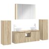 vidaXL &Sigma;&epsilon;&tau; &Epsilon;&pi;ί&pi;&lambda;&omega;&nu; &Mu;&pi;ά&nu;&iota;&omicron;&upsilon; 6 pcs Sonoma &Delta;&rho;&upsilon;&sigmaf;