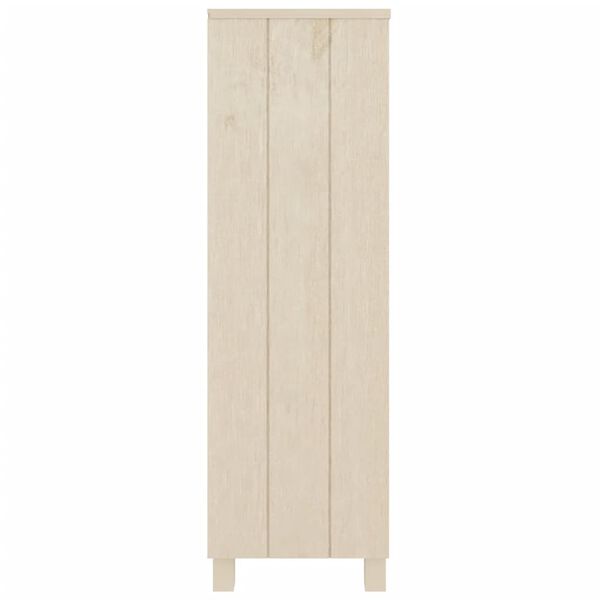 vidaXL Βιβλιοθήκη HAMAR Καφέ Μελί 85 x 35 x 112 εκ. Μασίφ Ξύλο Πεύκου