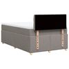 vidaXL &Kappa;&rho;&epsilon;&beta;ά&tau;&iota; Boxspring &mu;&epsilon; &Sigma;&tau;&rho;ώ&mu;&alpha; Taupe 120x200 &epsilon;&kappa;. &Upsilon;&phi;&alpha;&sigma;&mu;ά&tau;&iota;&nu;&omicron;