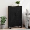 vidaXL Highboard &Mu;&alpha;ύ&rho;&eta; &Omicron;&xi;&upsilon;ά 69,5 x 31 x 115 &epsilon;&kappa;. &Epsilon;&pi;&epsilon;&xi;&epsilon;&rho;&gamma;&alpha;&sigma;&mu;έ&nu;&omicron; &xi;ύ&lambda;&omicron;