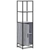 vidaXL Highboard Grey Sonoma Κατασκευασμένο ξύλο και μέταλλο