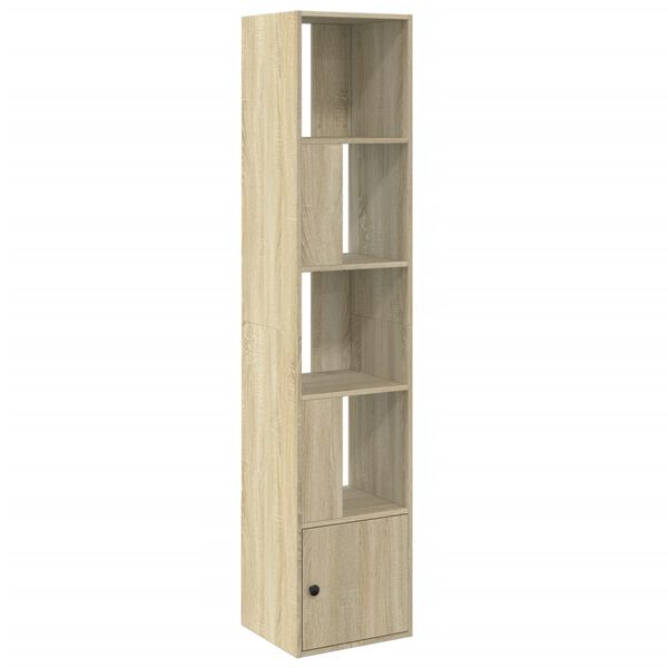 vidaXL Βιβλιοθήκη Sonoma Δρυς 40x36x189 εκ. από Επεξεργασμένο Ξύλο