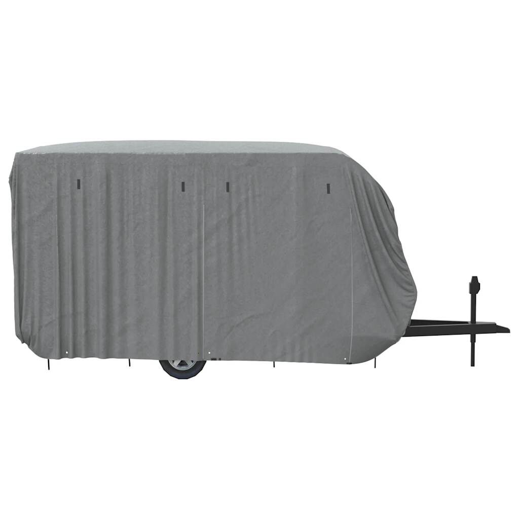 vidaXL Κάλυμμα τροχόσπιτου Γκρι 460x250x220 cm Μη υφασμένο ύφασμα