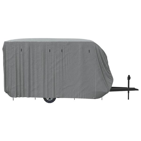 vidaXL Κάλυμμα τροχόσπιτου Γκρι 460x250x220 cm Μη υφασμένο ύφασμα
