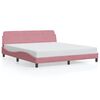 vidaXL &Pi;&lambda;&alpha;ί&sigma;&iota;&omicron; &Kappa;&rho;&epsilon;&beta;&alpha;&tau;&iota;&omicron;ύ &mu;&epsilon; &Kappa;&epsilon;&phi;&alpha;&lambda;ά&rho;&iota; Dover 180x200&epsilon;&kappa;. &Beta;&epsilon;&lambda;&omicron;ύ&delta;&iota;&nu;&omicron;
