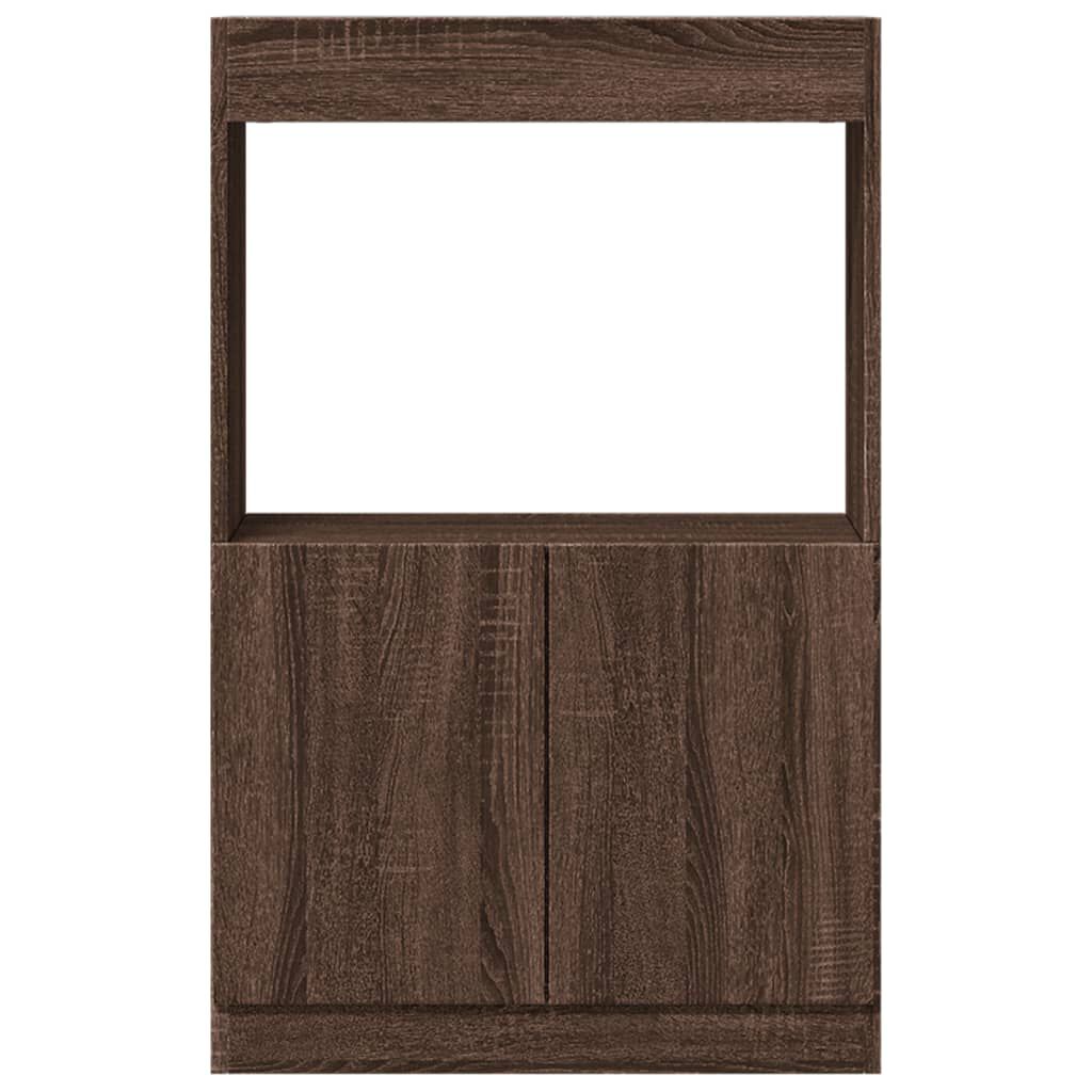 vidaXL Ντουλάπι Καφέ Δρυς 63x33x100 εκ. από Επεξεργασμένο Ξύλο