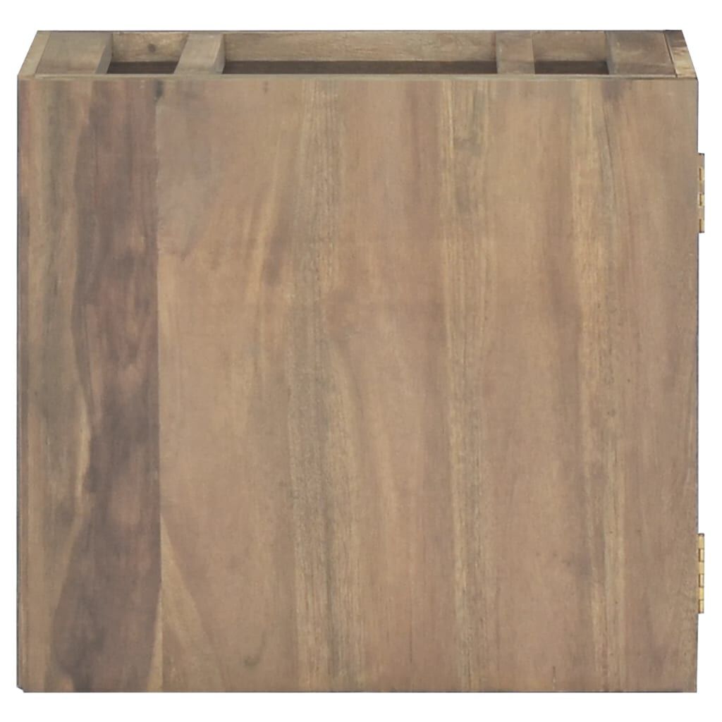 vidaXL Ντουλάπι Μπάνιου Επιτοίχιο 45x30x40 εκ. από Μασίφ Ξύλο Teak