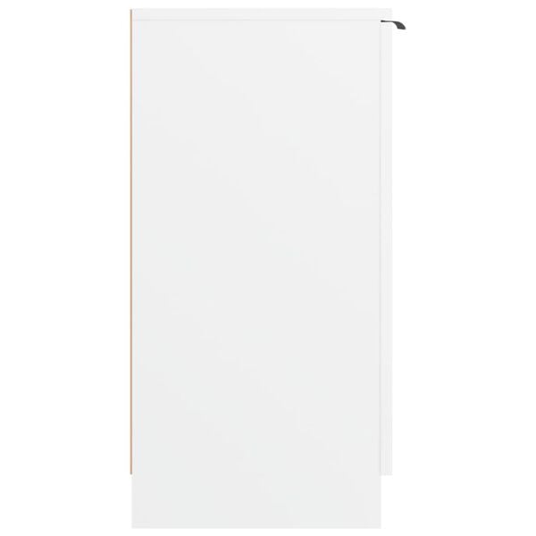 vidaXL Παπουτσοθήκη Λευκή 59 x 35 x 70 εκ. από Επεξεργασμένο Ξύλο