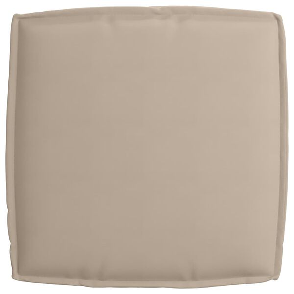 vidaXL Μαξιλάρι παλέτας για κάθισμα Taupe 60 x 60 x 12 cm