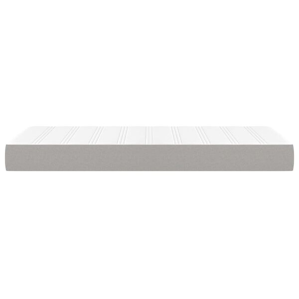 vidaXL Στρώμα με Pocket Springs Ανοιχτό Γκρι 80x200x20 εκ. Υφασμάτινο
