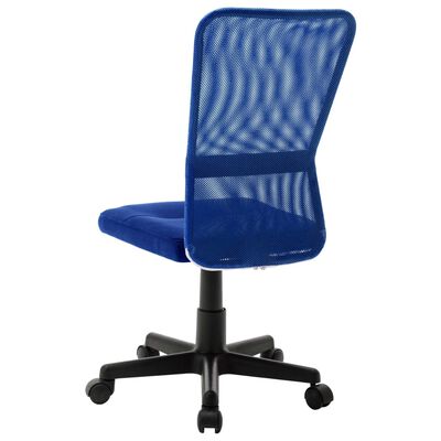 vidaXL Καρέκλα Γραφείου Μπλε 44 x 52 x 100 εκ. Διχτυωτό Ύφασμα