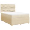 vidaXL &Kappa;&rho;&epsilon;&beta;ά&tau;&iota; Boxspring &mu;&epsilon; &Sigma;&tau;&rho;ώ&mu;&alpha; &Kappa;&rho;&epsilon;&mu; 140x200 &epsilon;&kappa;. &Upsilon;&phi;&alpha;&sigma;&mu;ά&tau;&iota;&nu;&omicron;