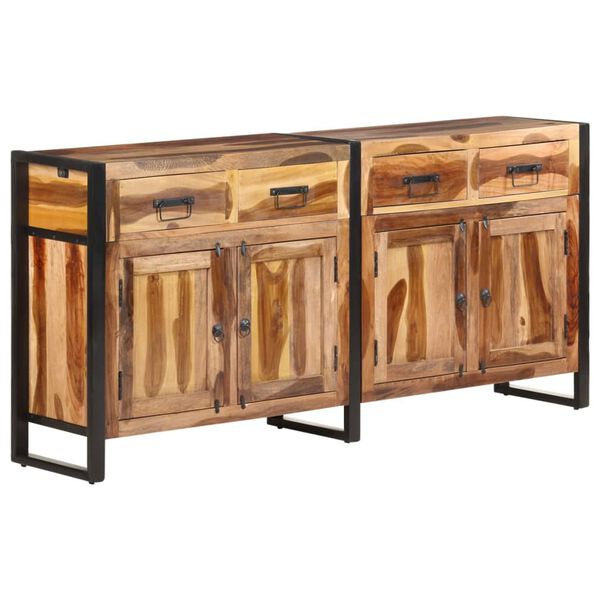 vidaXL Μπουφές 172x35x80 εκ. Μασίφ Ξύλο Ακακίας με Μελί Φινίρισμα