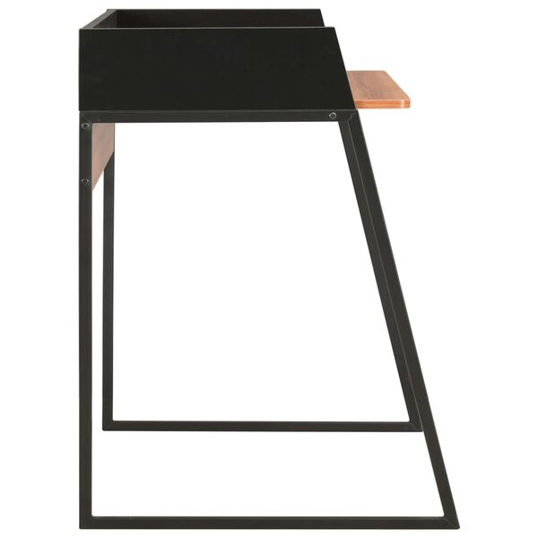 vidaXL Γραφείο Μαύρο / Καφέ 90 x 60 x 88 εκ.