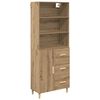 vidaXL Highboard Artisan Oak 69,5 x 32,5 x 180 &epsilon;&kappa; &Epsilon;&pi;&epsilon;&xi;&epsilon;&rho;&gamma;&alpha;&sigma;&mu;έ&nu;&omicron; &xi;ύ&lambda;&omicron;