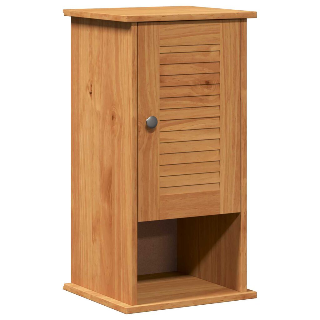 vidaXL Τοίχου Ντουλάπα Μπάνιου καφέ μελί 37 x 34 x 71.5 εκ.