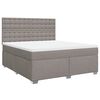 vidaXL &Kappa;&rho;&epsilon;&beta;ά&tau;&iota; Boxspring &mu;&epsilon; &Sigma;&tau;&rho;ώ&mu;&alpha; Taupe 180x200 &epsilon;&kappa;. &Upsilon;&phi;&alpha;&sigma;&mu;ά&tau;&iota;&nu;&omicron;