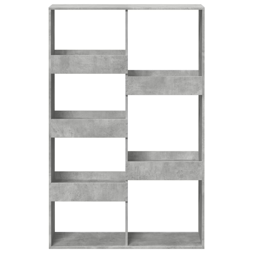 vidaXL Βιβλιοθήκη/Διαχωριστικό Χώρου Γκρι 100x33x155,5 εκ. Επεξ. Ξύλο