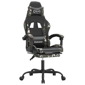 vidaXL &Kappa;&alpha;&rho;έ&kappa;&lambda;&alpha; Gaming &Mu;&alpha;&sigma;ά&zeta; &Upsilon;&pi;&omicron;&pi;ό&delta;&iota;&omicron; &Mu;&alpha;ύ&rho;&eta; &Pi;&alpha;&rho;&alpha;&lambda;&lambda;&alpha;&gamma;ή &Sigma;&upsilon;&nu;&theta;&epsilon;&tau;&iota;&kappa;ό &Delta;έ&rho;&mu;&alpha;
