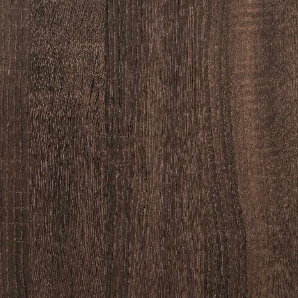 vidaXL Έπιπλο Τηλεόρασης Καφέ Δρυς 120x35x41 εκ Επεξ. Ξύλο/Μέταλλο