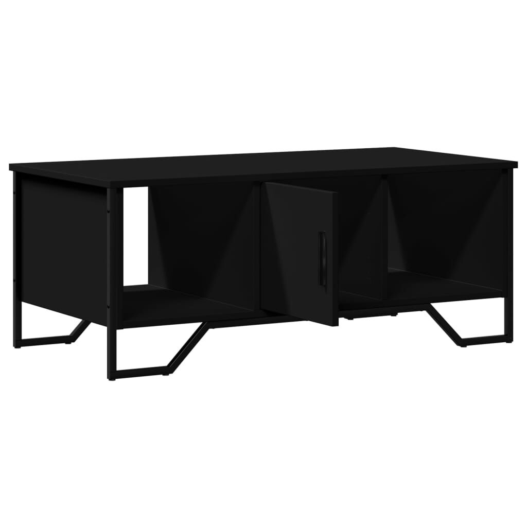 vidaXL Τραπεζάκι Σαλονιού Μαύρο 100x51x40 εκ. Επεξεργασμένο Ξύλο