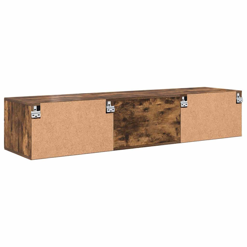 vidaXL Ντουλάπι TV Καπνιστή δρυς 150 x 39 x 30 εκ Επεξεργασμένο ξύλο