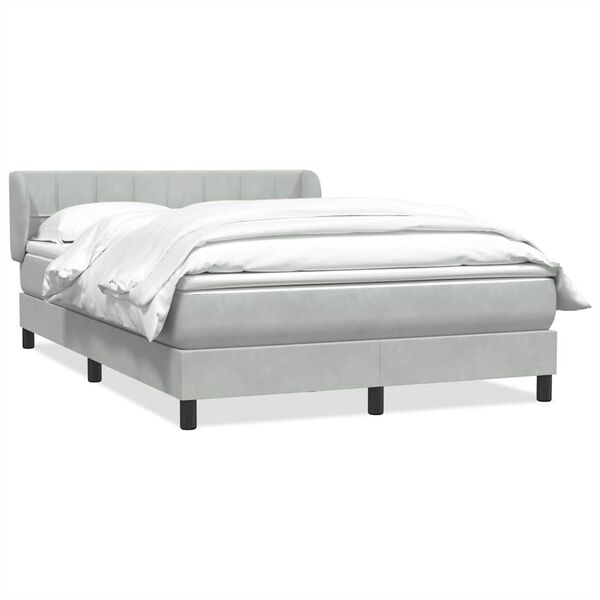vidaXL &Kappa;&rho;&epsilon;&beta;ά&tau;&iota; Boxspring &mu;&epsilon; &Sigma;&tau;&rho;ώ&mu;&alpha; &Alpha;&nu;&omicron;&iota;&chi;&tau;ό &Gamma;&kappa;&rho;&iota; 160x220 &epsilon;&kappa;. &Beta;&epsilon;&lambda;&omicron;ύ&delta;&iota;&nu;&omicron;