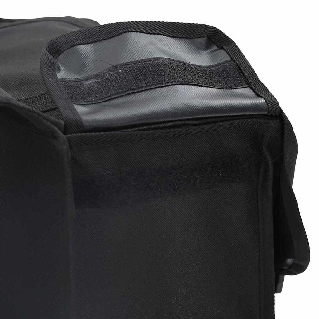 vidaXL Τσάντα Ποδηλάτου Μαύρο 18.5 x 40 x 35 εκ Πολυεστέρας