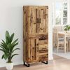 vidaXL Highboard &Pi;&alpha;&lambda;&iota;ό &xi;ύ&lambda;&omicron; 69,5 x 34 x 180 &epsilon;&kappa;. &Epsilon;&pi;&epsilon;&xi;&epsilon;&rho;&gamma;&alpha;&sigma;&mu;έ&nu;&omicron; &xi;ύ&lambda;&omicron;
