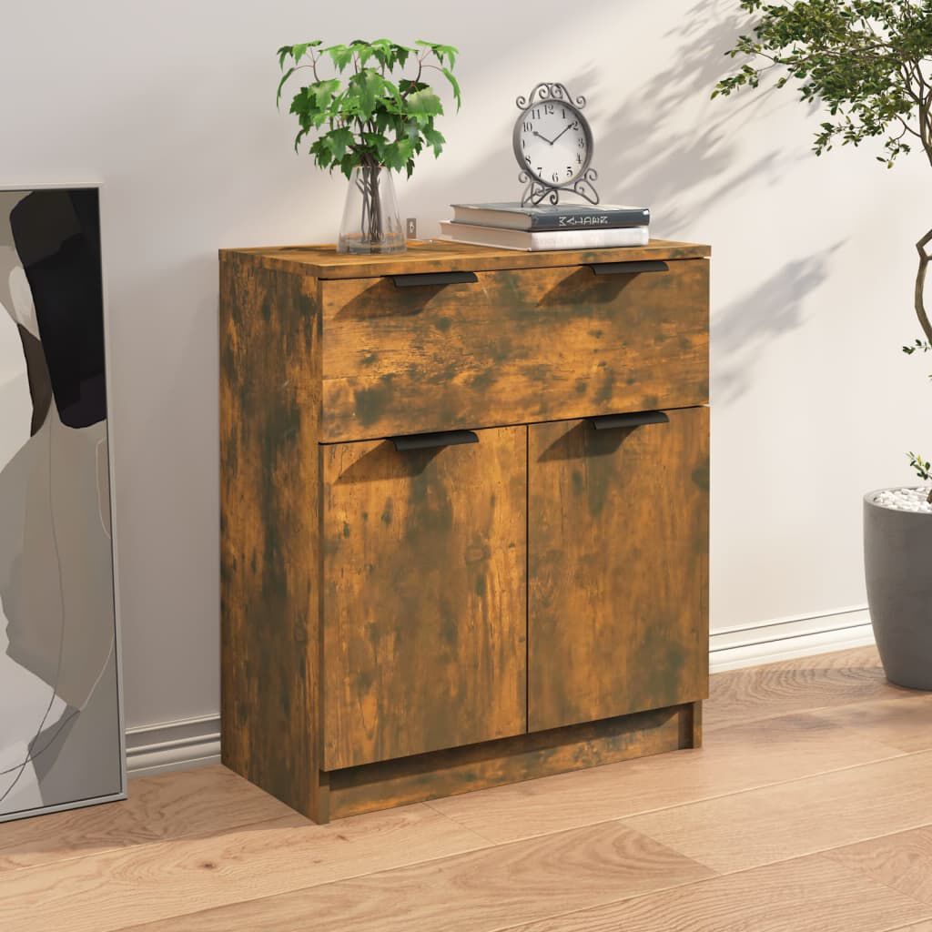 vidaXL Ντουλάπι Καπνιστή Δρυς 60 x 30 x 70 εκ. από Επεξεργασμένο Ξύλο