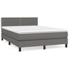 vidaXL &Kappa;&rho;&epsilon;&beta;ά&tau;&iota; Boxspring &mu;&epsilon; &Sigma;&tau;&rho;ώ&mu;&alpha; &Gamma;&kappa;&rho;&iota; 140x190&epsilon;&kappa;. &alpha;&pi;ό &Sigma;&upsilon;&nu;&theta;&epsilon;&tau;&iota;&kappa;ό &Delta;έ&rho;&mu;&alpha;