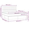 vidaXL &Kappa;&rho;&epsilon;&beta;ά&tau;&iota; Boxspring &mu;&epsilon; &Sigma;&tau;&rho;ώ&mu;&alpha; &Mu;&pi;&lambda;&epsilon; 160x200 &epsilon;&kappa;. &Upsilon;&phi;&alpha;&sigma;&mu;ά&tau;&iota;&nu;&omicron;
