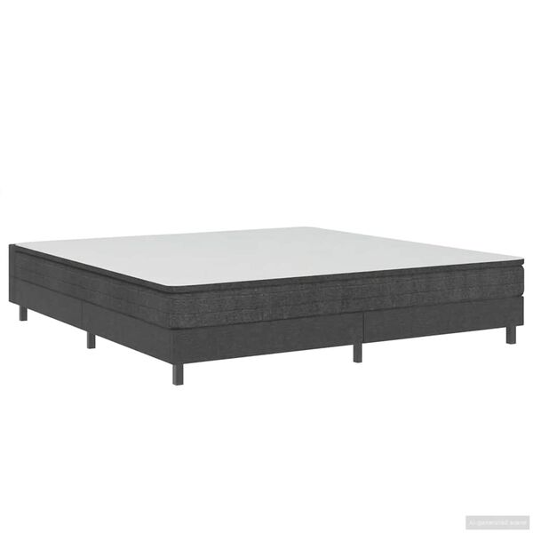 vidaXL &Pi;&lambda;&alpha;ί&sigma;&iota;&omicron; &Kappa;&rho;&epsilon;&beta;&alpha;&tau;&iota;&omicron;ύ Boxspring &Gamma;&kappa;&rho;&iota; 200 x 200 &epsilon;&kappa;. &Upsilon;&phi;&alpha;&sigma;&mu;ά&tau;&iota;&nu;&omicron;
