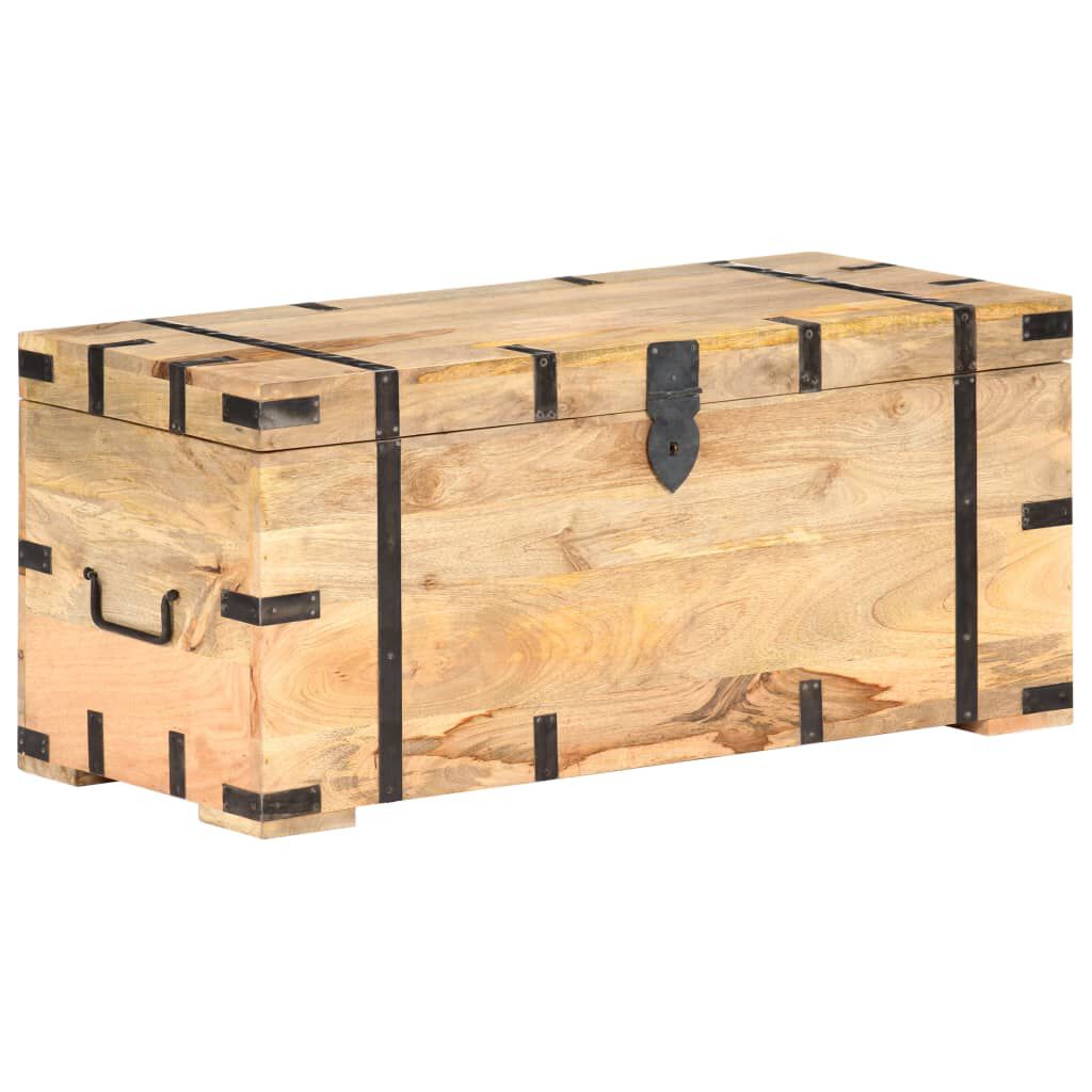 vidaXL Μπαούλο 90 x 40 x 40 εκ. από Μασίφ Ξύλο Μάνγκο
