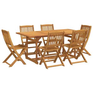 vidaXL &Sigma;&epsilon;&tau; &Tau;&rho;&alpha;&pi;&epsilon;&zeta;&alpha;&rho;ί&alpha;&sigmaf; &Kappa;ή&pi;&omicron;&upsilon; 7 &Tau;&epsilon;&mu;&alpha;&chi;ί&omega;&nu; 180x90x75 &epsilon;&kappa;. &Mu;&alpha;&sigma;ί&phi; &Alpha;&kappa;&alpha;&kappa;ί&alpha;