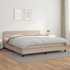 vidaXL &Kappa;&rho;&epsilon;&beta;ά&tau;&iota; Boxspring &mu;&epsilon; &Sigma;&tau;&rho;ώ&mu;&alpha; &Kappa;&alpha;&pi;&omicron;&upsilon;&tau;&sigma;ί&nu;&omicron; 200x200&epsilon;&kappa;.&alpha;&pi;ό &Sigma;&upsilon;&nu;&theta;.&Delta;έ&rho;&mu;&alpha;