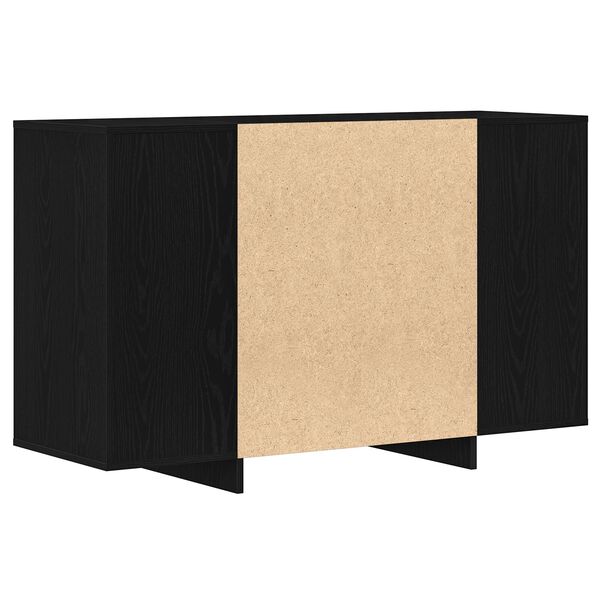 vidaXL Πλαϊνό γραφείο Μαύρη δρυς 120 x 41 x 75 εκ. Επεξεργασμένο ξύλο
